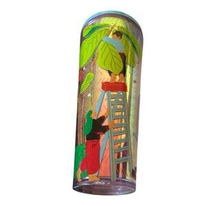 Starbucks Tumbler Mon Yee Chau Venti Cold Cup Artists Edition 24oz READ